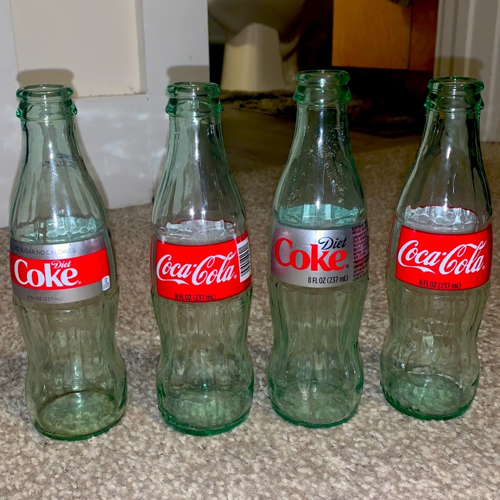 coke bottles